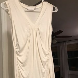 New York and Company white stretch top